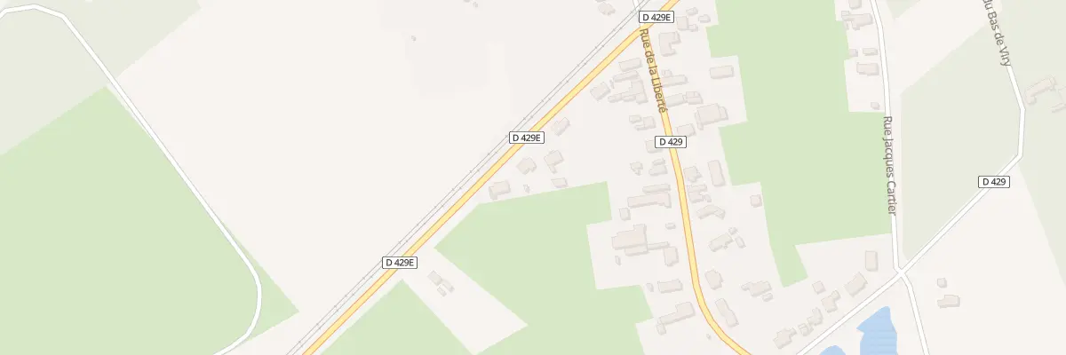 Plan du 9003 Rue du Chemin Latéral à Viry-Noureuil