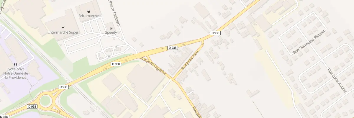 Plan du 15 Rue Jules Rieu à Orchies