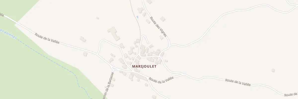 Plan du 5714 Marijoulet à La Canourgue