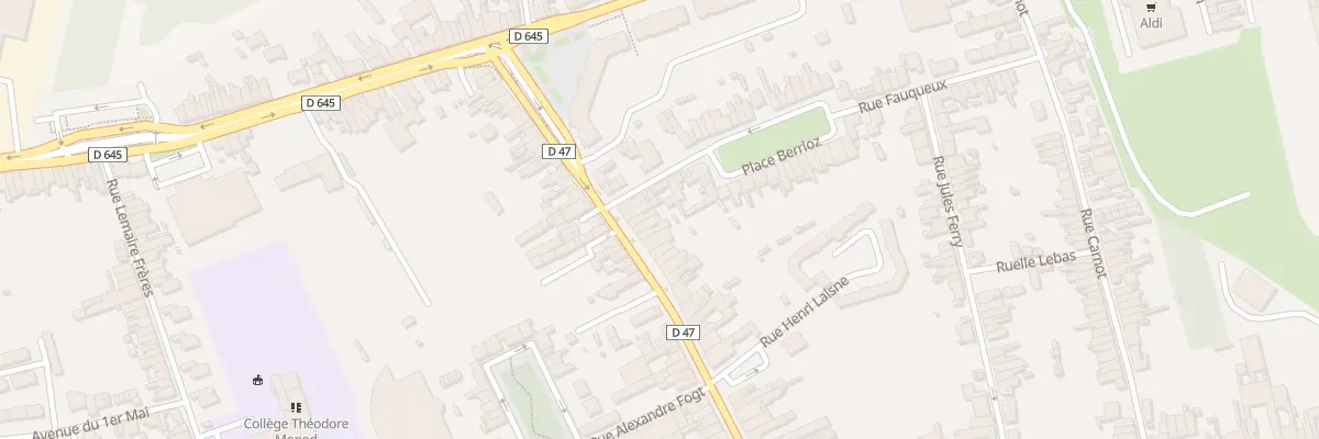 Plan du 66 Rue Henri Barbusse à Aniche