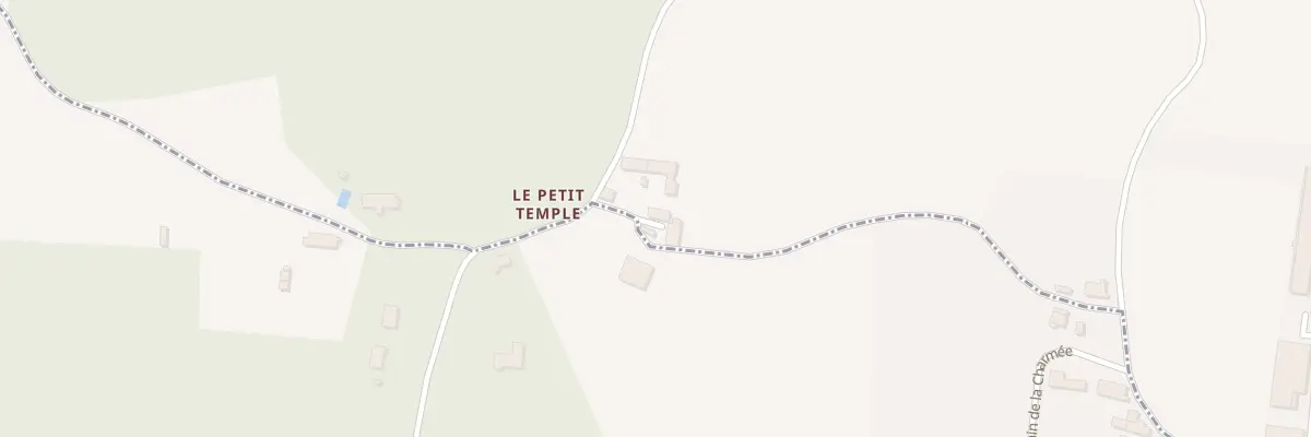 Plan du 187 Le Temple à La Ferté-Loupière