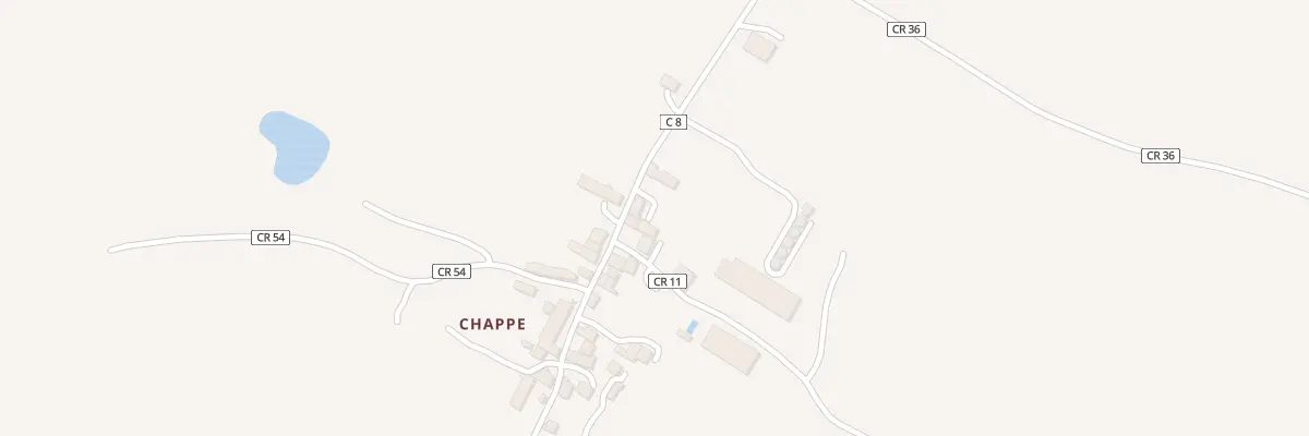 Plan du 194 Chappe à Lainsecq