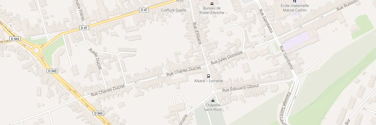 Plan du 4 Rue Ducret à Aniche
