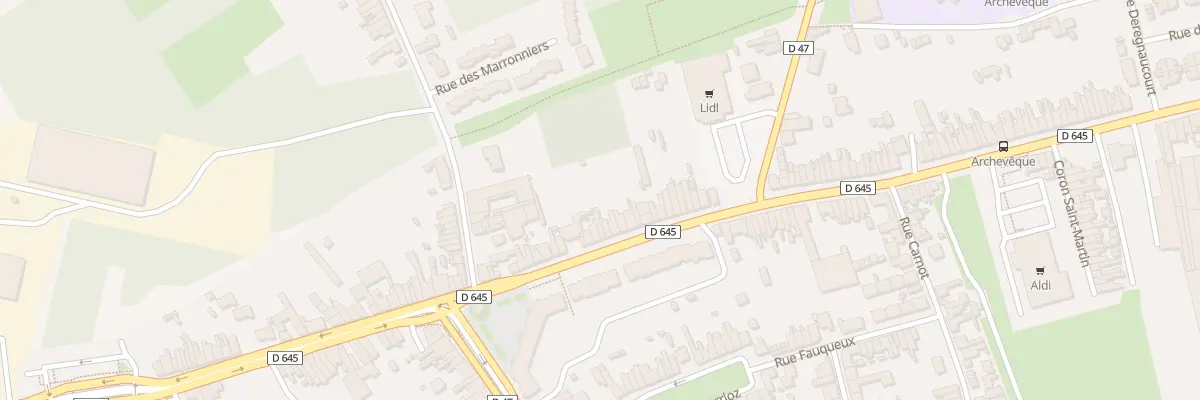Plan du 23 Rue du General Delestraint à Aniche