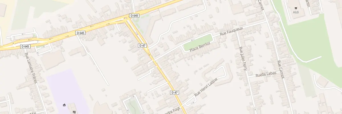 Plan du 4 Pl Berrioz à Aniche