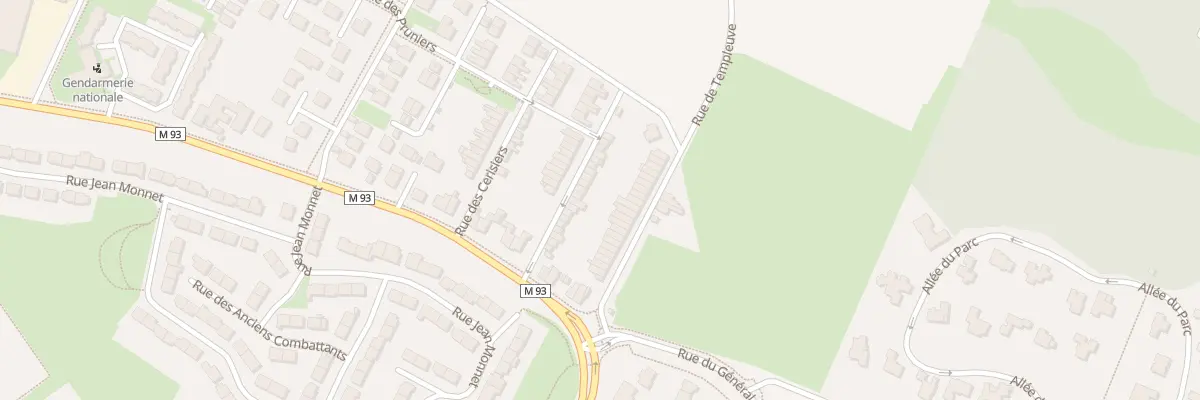 Plan du 24 Rue de Templeuve à Baisieux
