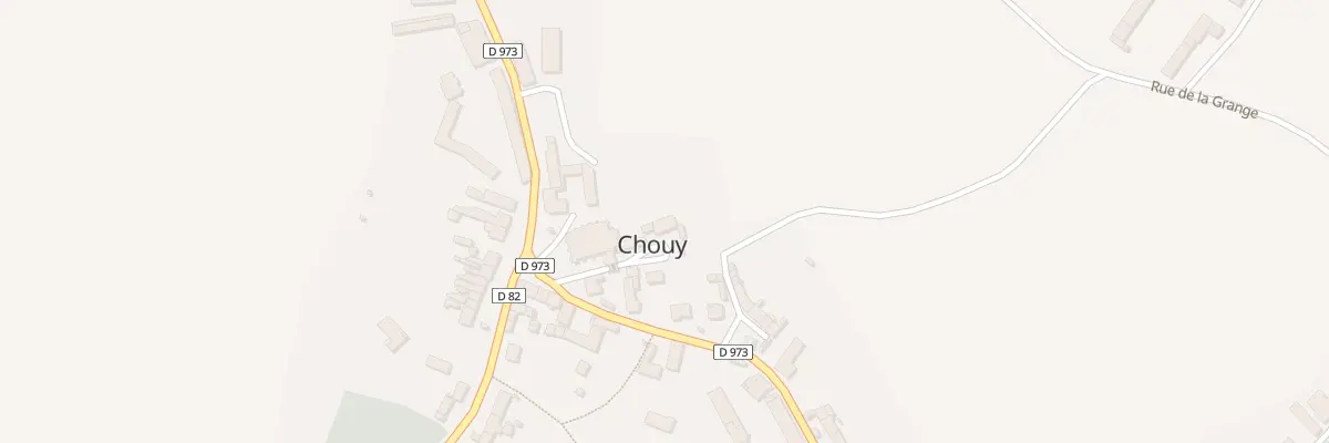Plan du 4 Cour de l’Eglise à Chouy