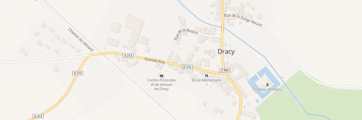 Plan du 14 Grande Rue à Dracy