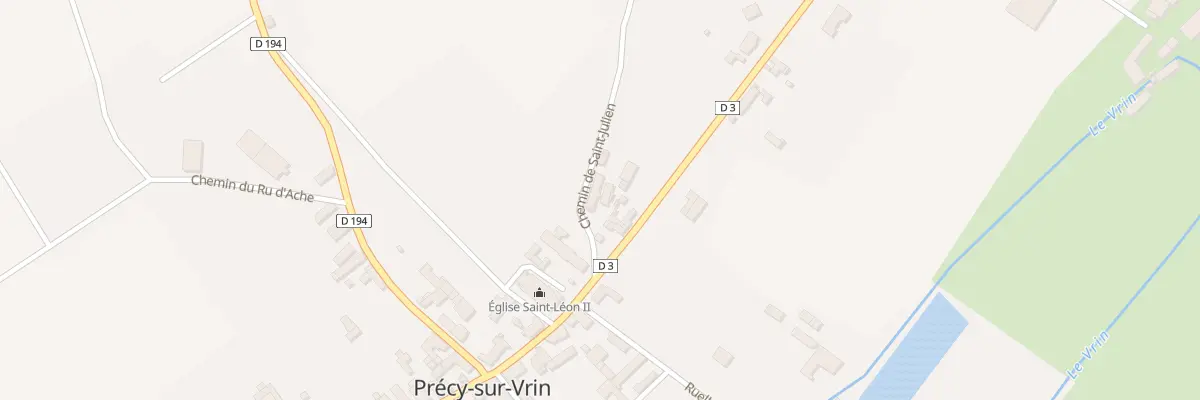 Plan du 6 Che de St Julien à Précy-sur-Vrin