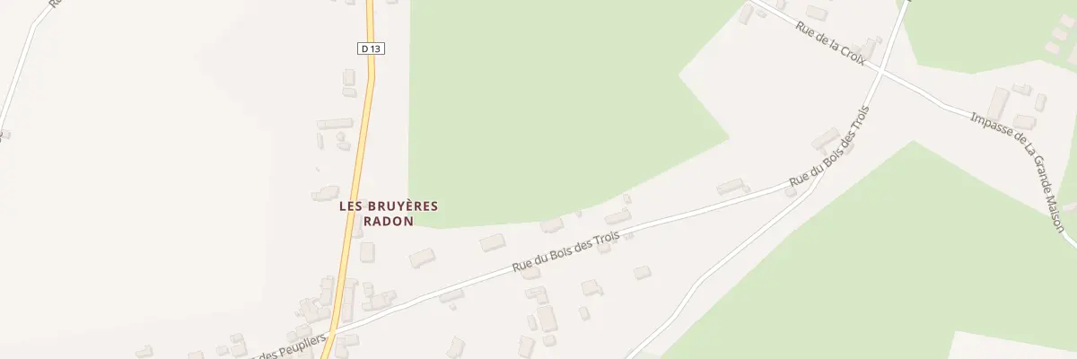 Plan du 15 Rue du Bois des Trois à Luthenay-Uxeloup