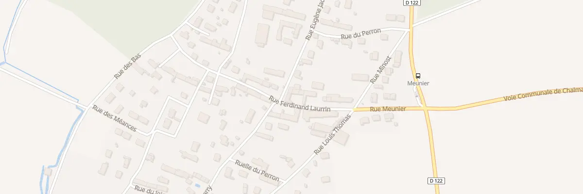 Plan du 16 Rue Eugéne Jacquelin à Chalmaison
