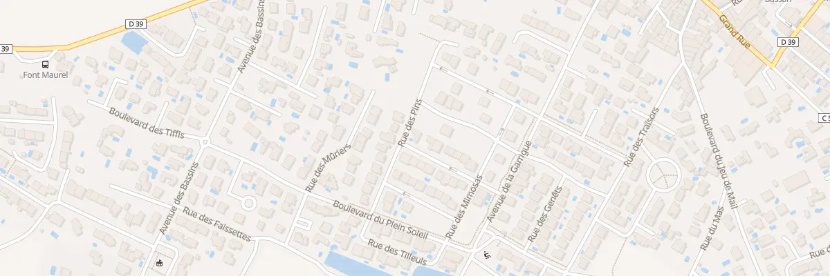 Plan du 16 Rue des Lavandes à Bassan