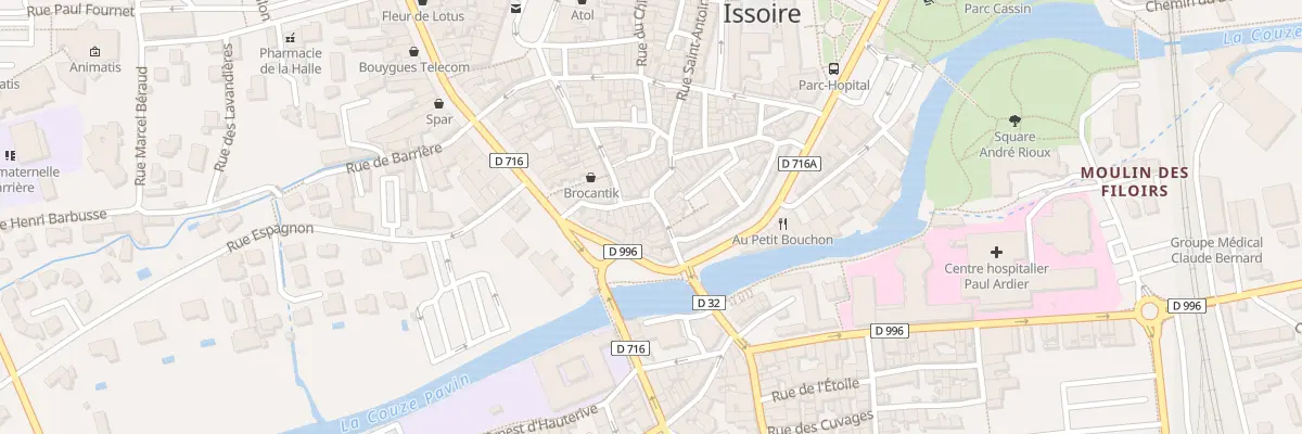 Plan du 46 Rue du Pont à Issoire