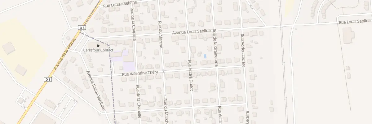 Plan du 14 Rue Valentine Théry à Montescourt-Lizerolles