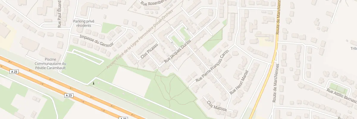 Plan du 31 Rue Jacques Duclos à Orchies