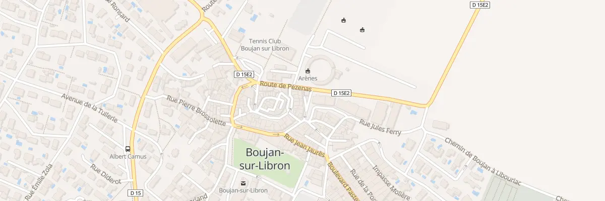 Plan du 3 Rue Racine à Boujan-sur-Libron