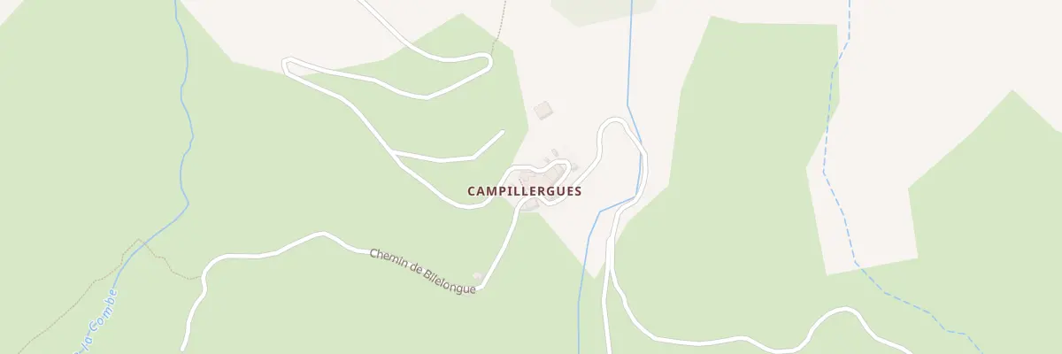 Plan du 5026 Hameau de Campillergues à Brenas