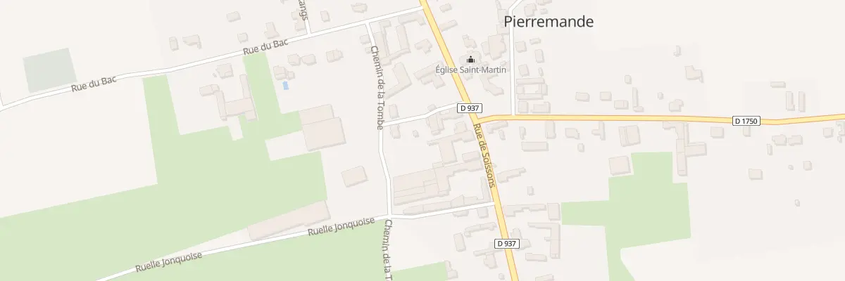 Plan du 28 Rue de Soissons à Pierremande
