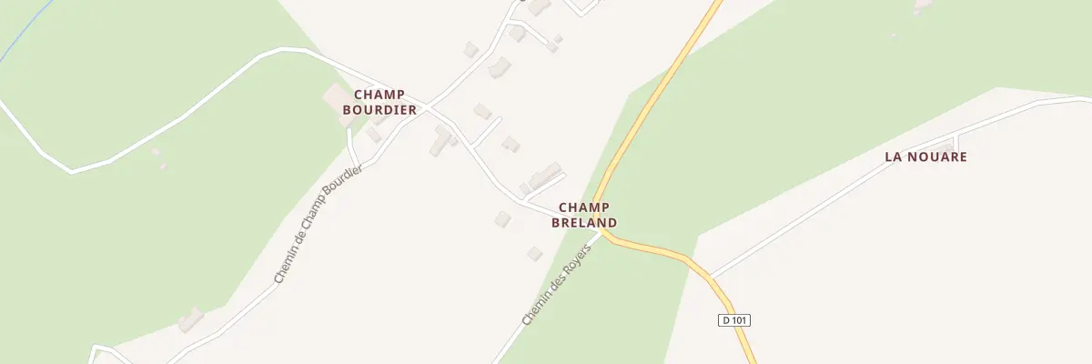 Plan du 5087 Champ Brelan à Montilly