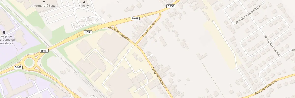Plan du 6 Rue Jules Rieu à Orchies