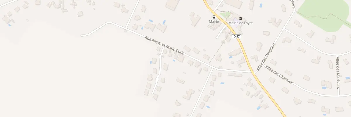 Plan du 15 Rue Pierre Curie à Fayet
