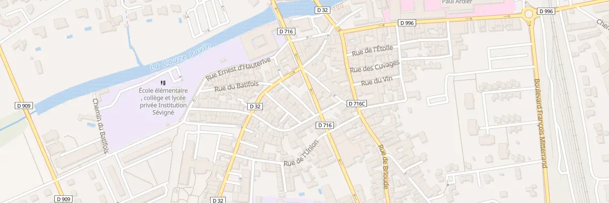 Plan du 3 Rue Petite Ancienne Caserne à Issoire