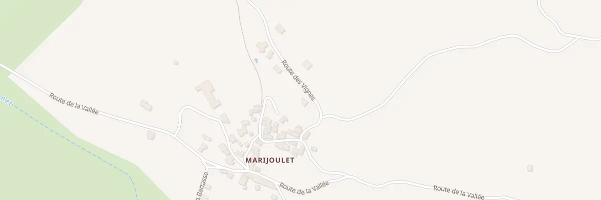 Plan du 6675 Marijoulet à La Canourgue