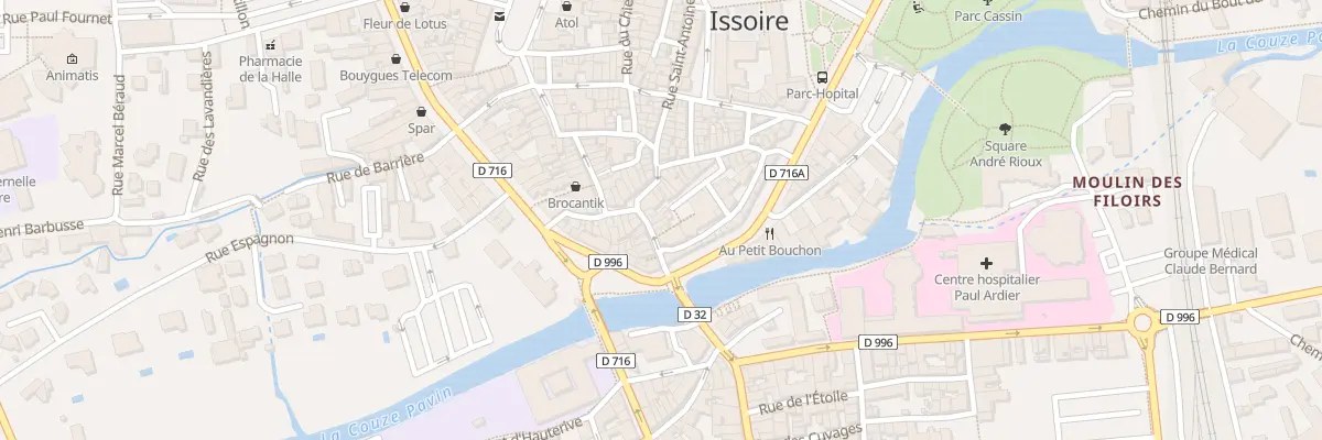 Plan du 41 Rue du Pont à Issoire