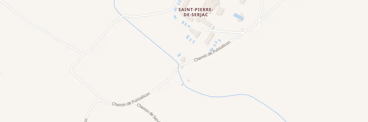 Plan du 3090F Domaine de Saint Pierre à Puissalicon