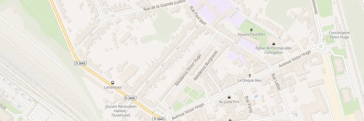 Plan du 34 Rue Jean Mace à Cambrai