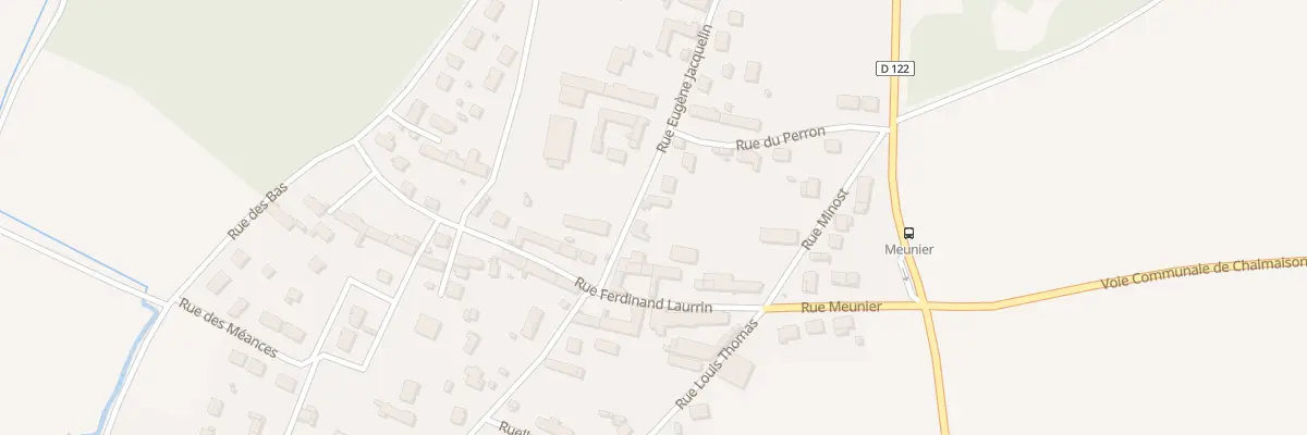 Plan du 12 Rue Eugéne Jacquelin à Chalmaison