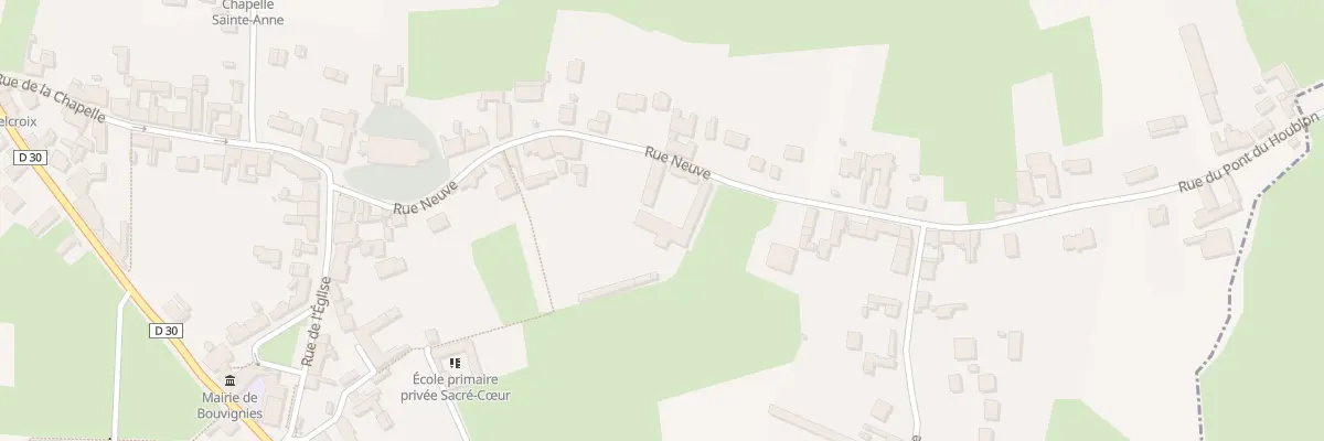 Plan du 244 Rue Neuve à Bouvignies