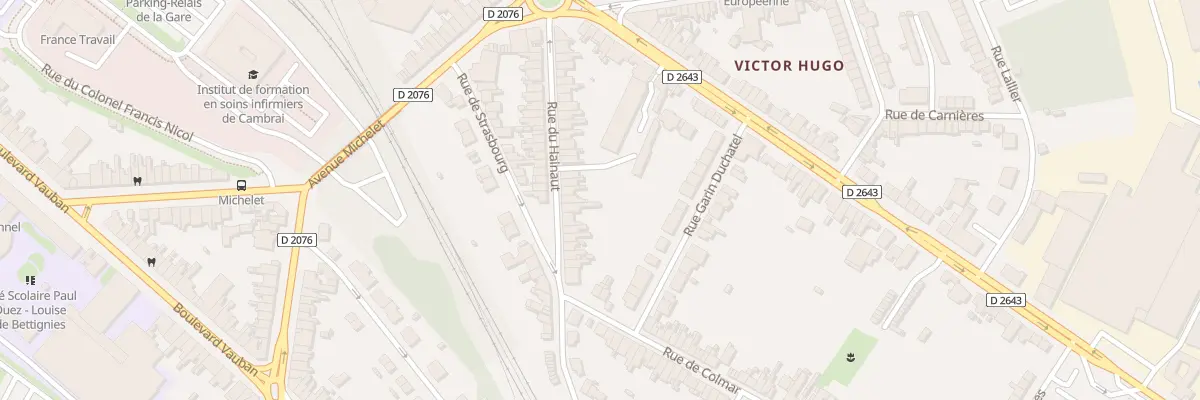 Plan du 39 Rue du Hainaut à Cambrai