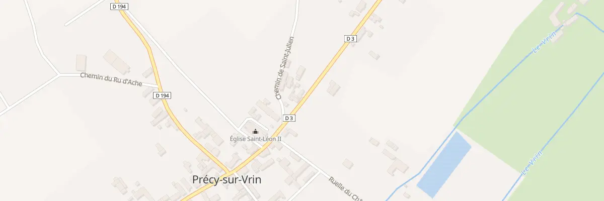 Plan du 2 Che de St Julien à Précy-sur-Vrin