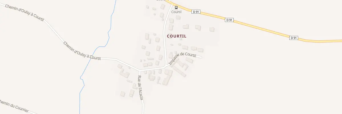 Plan du 5 Rue de Courtil à Osly-Courtil