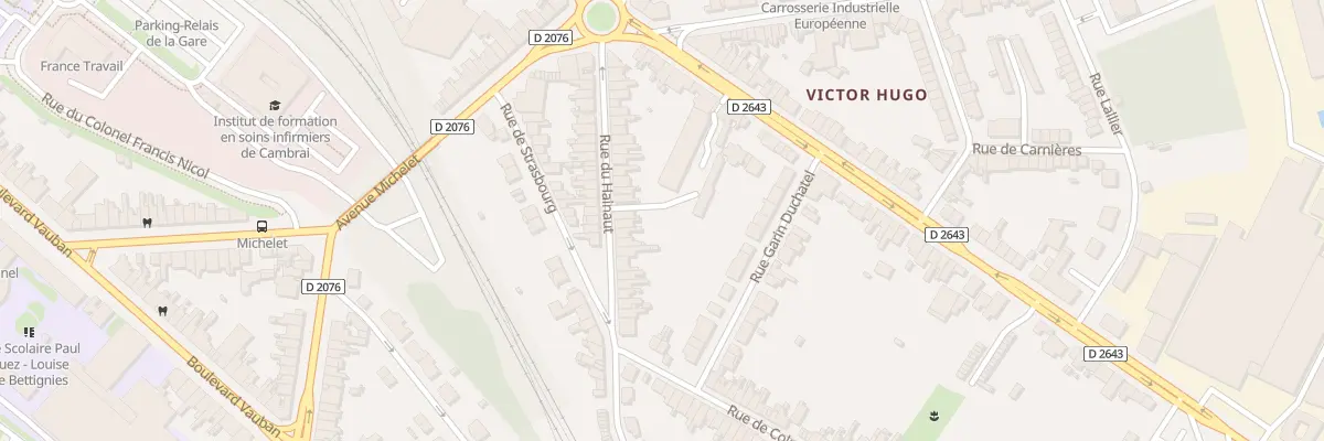 Plan du 35 Rue du Hainaut à Cambrai