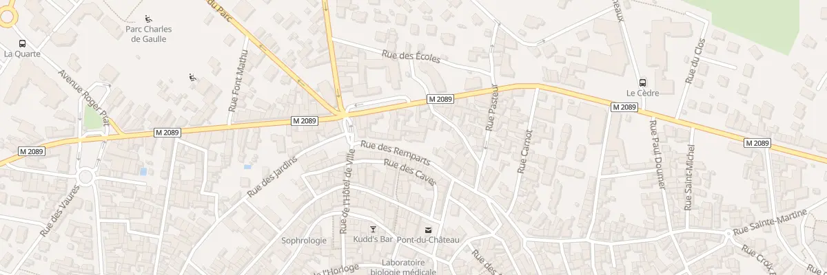 Plan du 9 Rue des Remparts à Pont-du-Château
