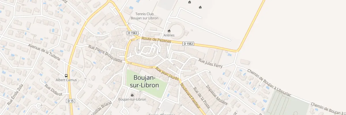 Plan du 3 Rue Camille Saint Saens à Boujan-sur-Libron