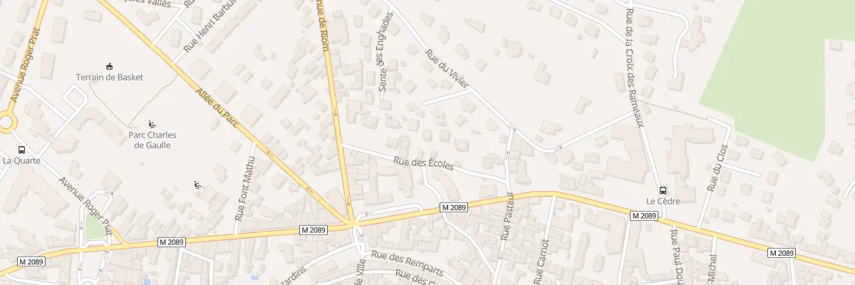 Plan du 14 Rue des Ecoles à Pont-du-Château