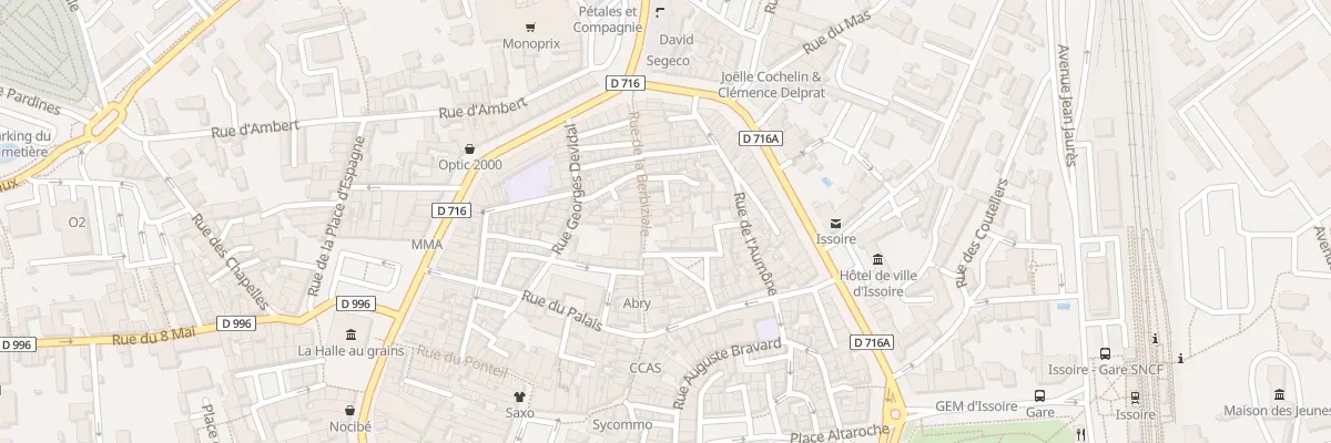 Plan du 42 Rue de la Berbiziale à Issoire