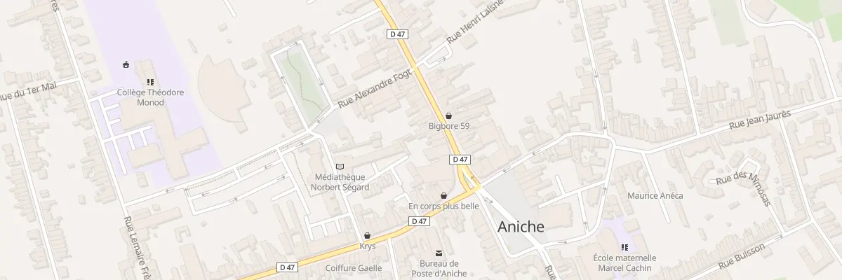 Plan du 11 Rue Henri Barbusse à Aniche