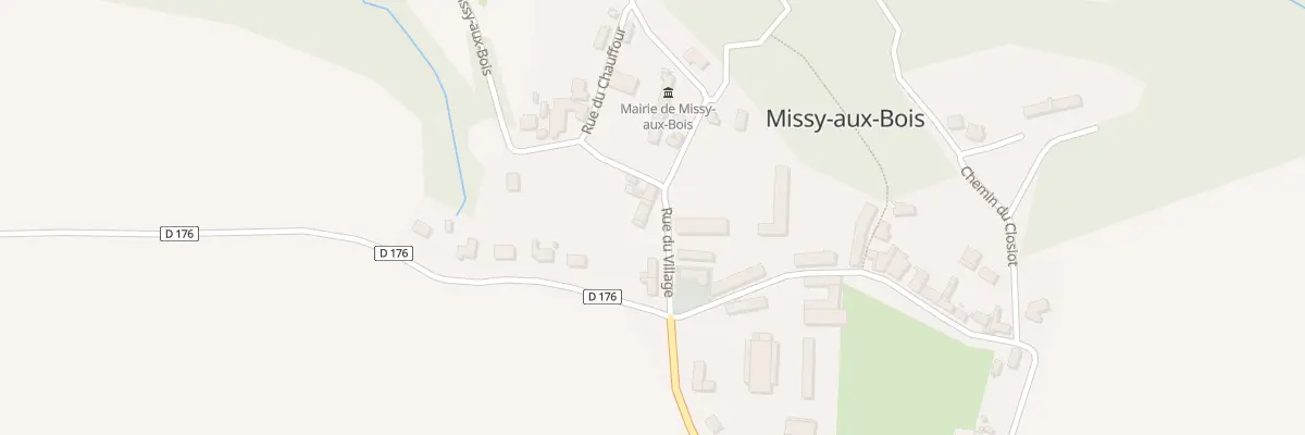 Plan du 1 Rue du Village à Missy-aux-Bois