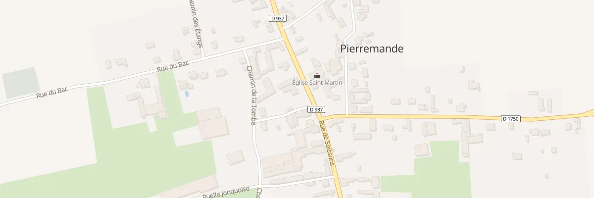 Plan du 24 Rue de Soissons à Pierremande