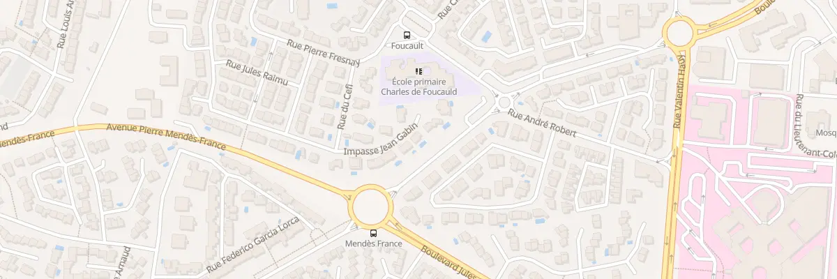 Plan du 12 Imp Jean Gabin à Béziers