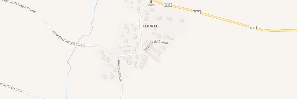 Plan du 7 Rue de Courtil à Osly-Courtil