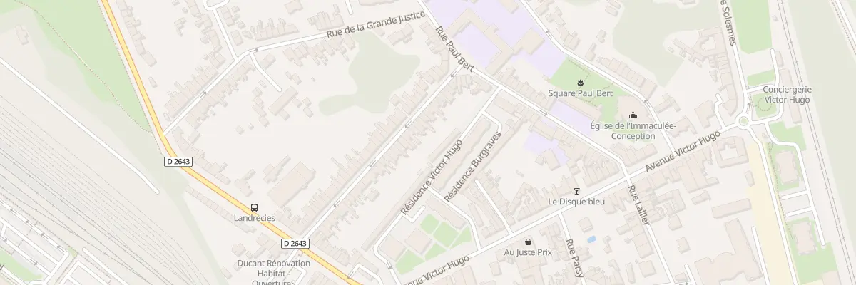 Plan du 40 Rue Jean Mace à Cambrai