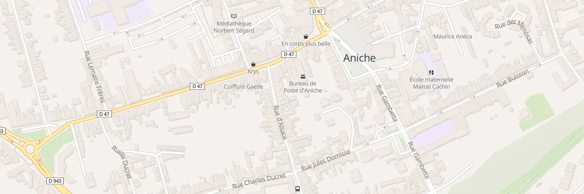 Plan du 21C Rue Patoux à Aniche
