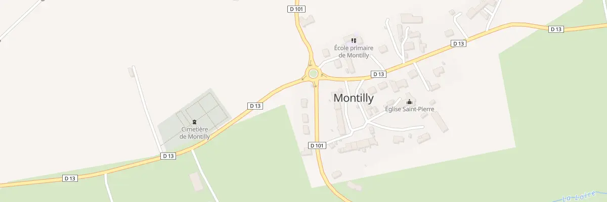 Plan du 2 Rte de Coulandon à Montilly