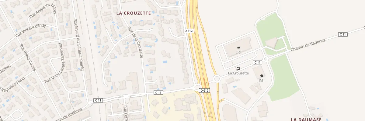 Plan du 110 Rue de la Crouzette à Béziers