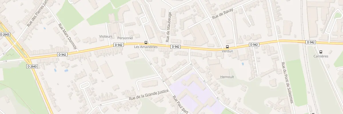Plan du 80 Rue de Solesmes à Cambrai